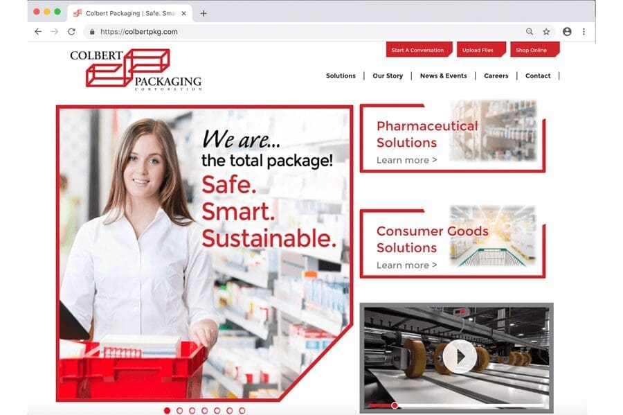 Colbert Packaging Announces New Website