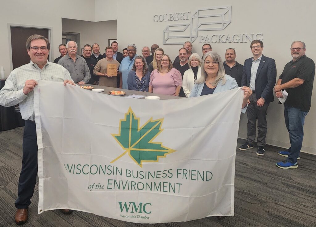 Colbert Packaging Receives Business Friend of the Environment Award from Wisconsin Manufacturers & Commerce